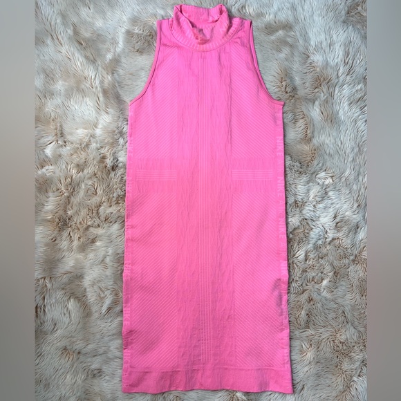 nike air seamless dress pink